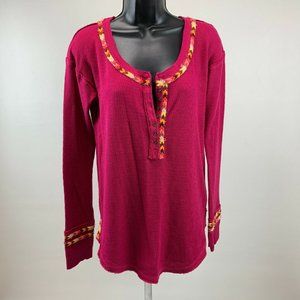 We The Free Henley Top M Thermal Long Sleeve